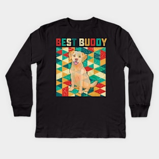 Best Buddy Labrador Kids Long Sleeve T-Shirt